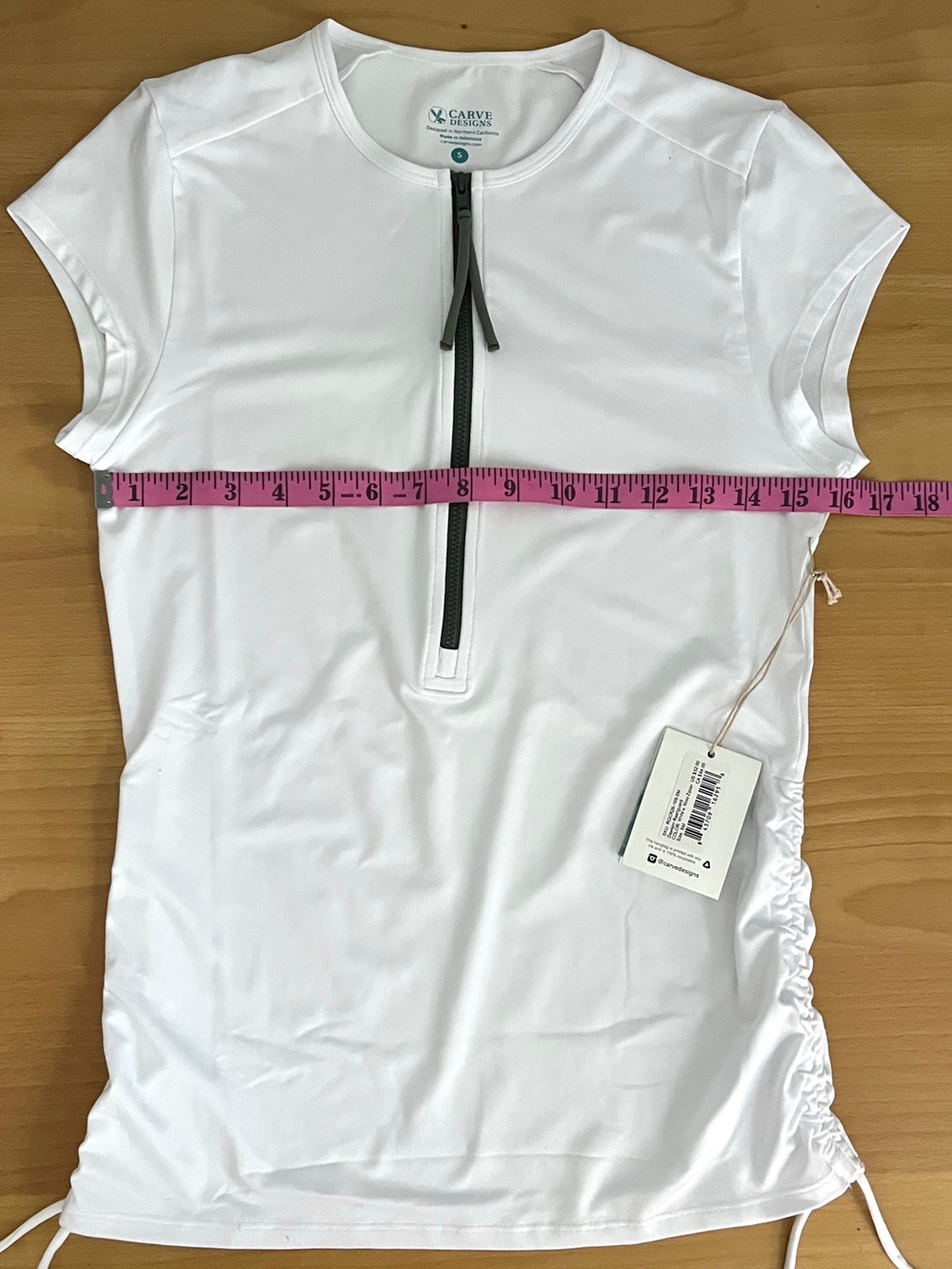Carve Designs Dawson Short Sleeve Rashguard - S NWT - Picture 5 of 9